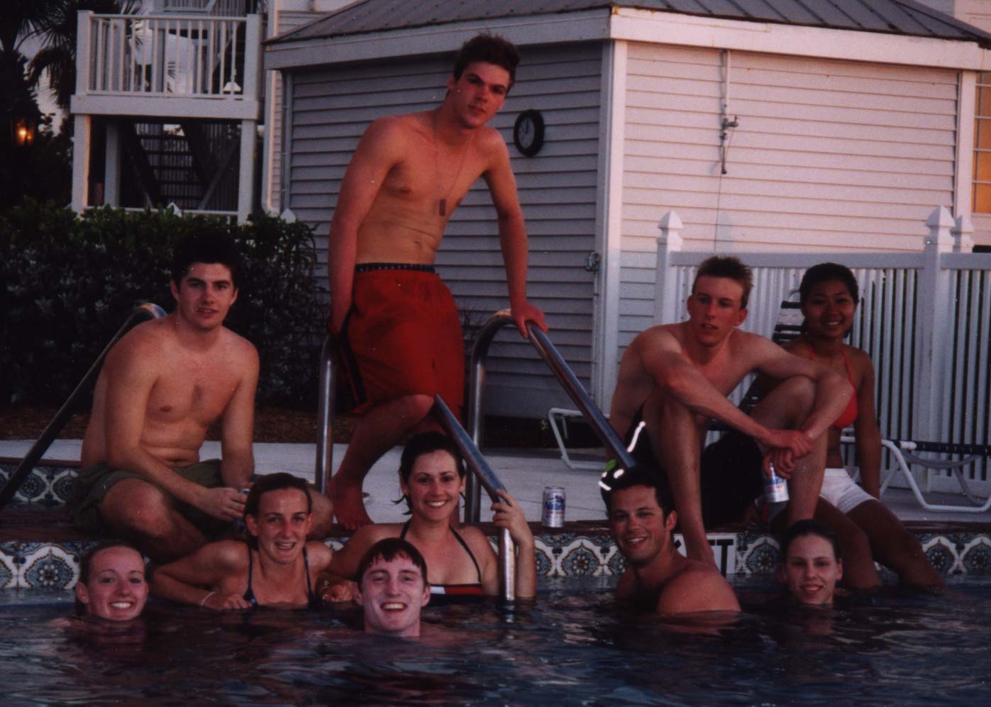 group in pool